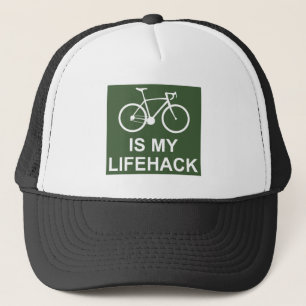 Fietsen is mijn lifehack trucker pet