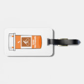 Fietsen is mijn medicijn bagagelabel (Achterkant horizontaal)