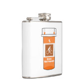 Fietsen is mijn medicijn heupfles (Rechts)