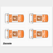 Fietsen is mijn medicijn rechthoekige sticker (Vel)