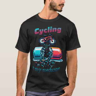 Fietsen is mijn medicijn T-shirt