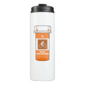 Fietsen is mijn medicijn thermosbeker (Voorkant)