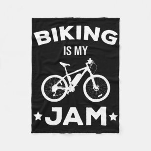 Fietsen Is Mijn Passie Fietsliefhebber Wielrennen Fleece Deken
