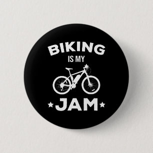 Fietsen Is Mijn Passie Fietsliefhebber Wielrennen Ronde Button 5,7 Cm