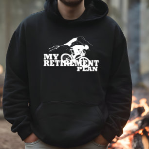 Fietsen is mijn pensioenplan hoodie