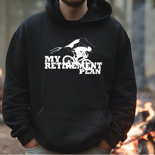 Fietsen is mijn pensioenplan hoodie
