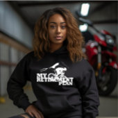 fietsen is mijn pensioenplan hoodie