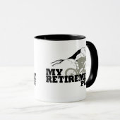 Fietsen is mijn pensioenplan mok (Voorkant rechts)