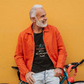 Fietsen is mijn pensioenplan t-shirt