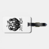 Fietsen Just Ride Beer Bagagelabel (Achterkant horizontaal)