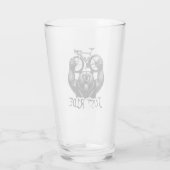 Fietsen Just Ride Beer Glas (Achterkant)