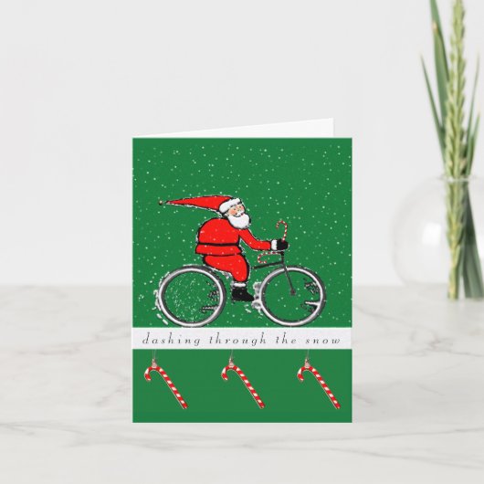Fietsen Kerst Kaarten (Voorkant)