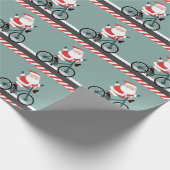 Fietsen Kerst Wrapping Papier (Hoek)