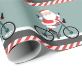 Fietsen Kerst Wrapping Papier (Rol Hoek)