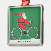 Fietsen Kerstmis Collectible Metalen Ornament (Links)