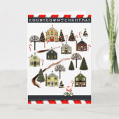 Fietsen Kerstvakantie Kaart (Voorkant)