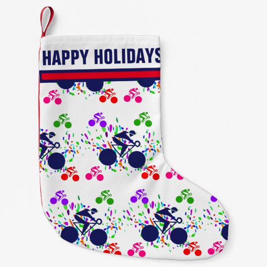 Fietsen Kleine Kerstsok (Voorkant)