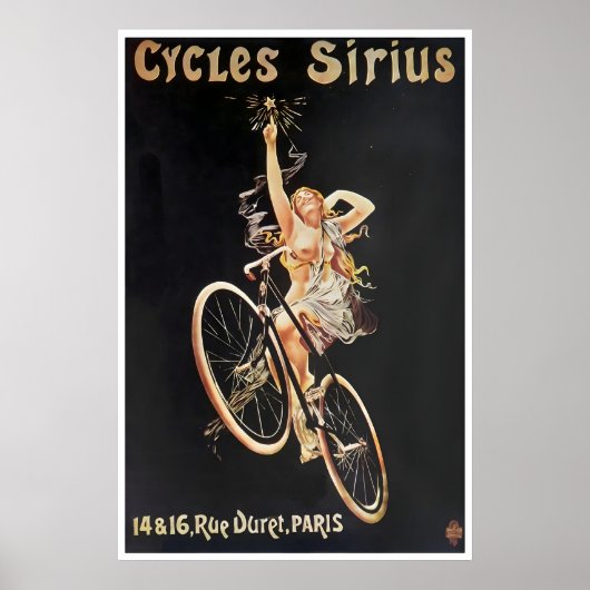 Fietsen Kunst Fietsen Poster Fietsen Sirius Print (Voorkant)