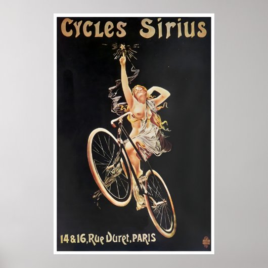 Fietsen Kunst Fietsen Poster Fietsen Sirius Print (Voorkant)