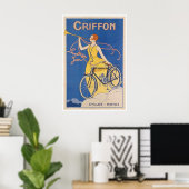 Fietsen Kunst Griffon Cycles Poster Fietsen (Thuiskantoor)
