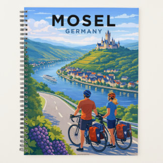 Fietsen langs de Moezel Duitsland Vintage Reis Kun Planner
