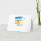 Fietsen langs het strand kaart (Achterkant)