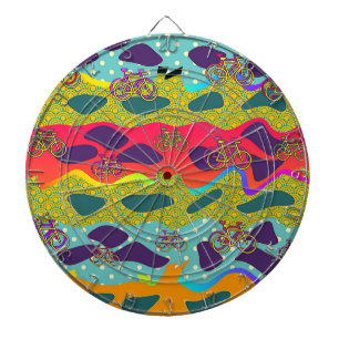 Fietsen Leuke nieuwigheid Dartbord