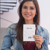 Fietsen Leven, gratis als een vogel aanpasbaar Briefkaart