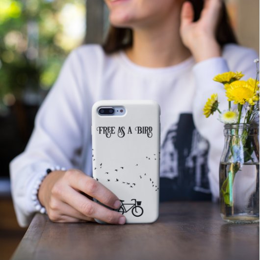 Fietsen Leven, gratis als een vogel aanpasbaar Case-Mate iPhone Case