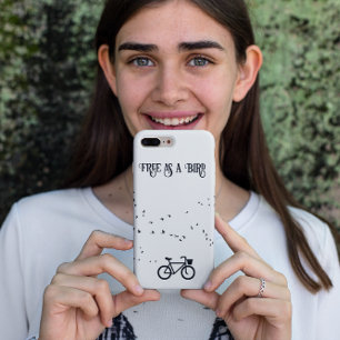 Fietsen Leven, gratis als een vogel aanpasbaar Case-Mate iPhone Case
