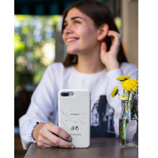 Fietsen Leven, gratis als een vogel aanpasbaar Case-Mate iPhone Case