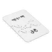 Fietsen Leven, gratis als een vogel aanpasbaar Magneet (Rechterzijde)