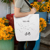 Fietsen Leven, gratis als een vogel aanpasbaar Tote Bag