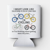 Fietsen lijkt het alsof ik naar je luister blikjeskoeler (Achterkant)