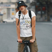 Fietsen lijkt het alsof ik naar je luister t-shirt