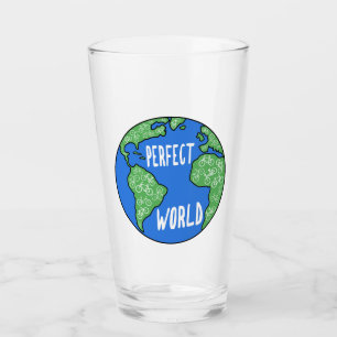 fietsen maken een perfecte wereld glas