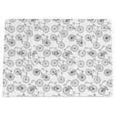  fietsen maken kunst patroon op maat groot cadeauzakje (Voorkant)