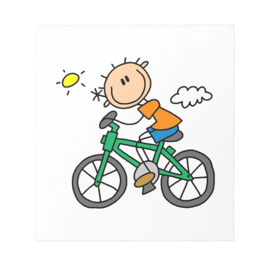 Fietsen - Man Notitieblok (Voorkant)