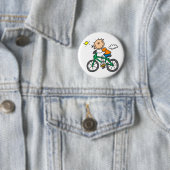 Fietsen - Man Ronde Button 5,7 Cm (In situ)