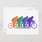 Fietsen (mannelijk) briefkaart (Voorkant / Achterkant)