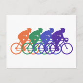 Fietsen (mannelijk) briefkaart (Voorkant)