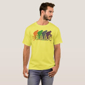 Fietsen (mannelijk) t-shirt (Voorkant volledig)
