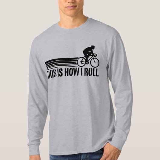 Fietsen (mannelijk) t-shirt (Voorkant)