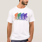Fietsen (mannelijk) t-shirt (Voorkant)
