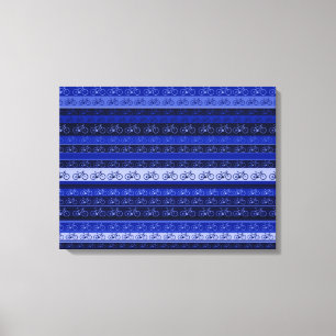 fietsen met blauwe strepen voor decoratie