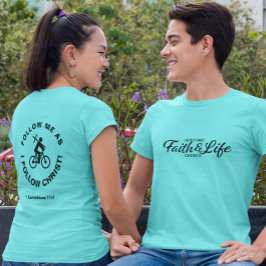 Fietsen met Christ Church Group T-shirt