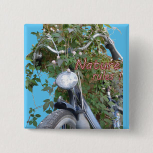 Fietsen met Clematis Square Button