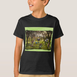 Fietsen met de Aussie wildlife T-shirt