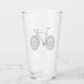 Fietsen met de Idaho-vlag Glas (Achterkant)