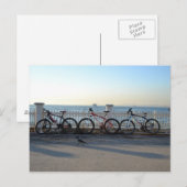 Fietsen met een rij briefkaart (Voorkant / Achterkant)